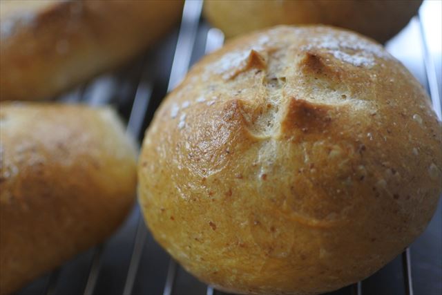 いい形のパンの写真