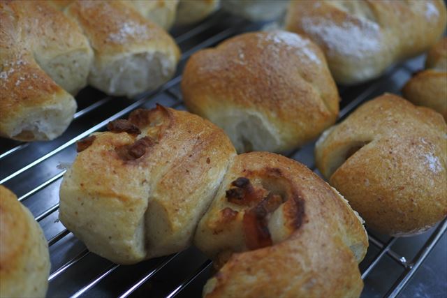 パンがつながっている