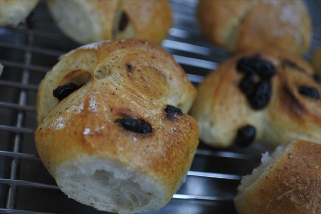 レーズンたっぷり