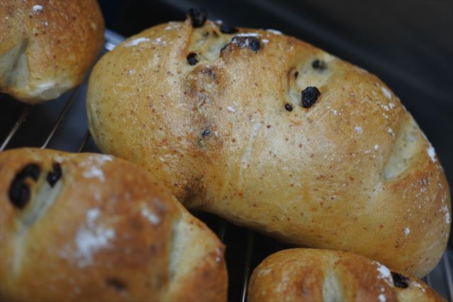 大きなレーズンパン