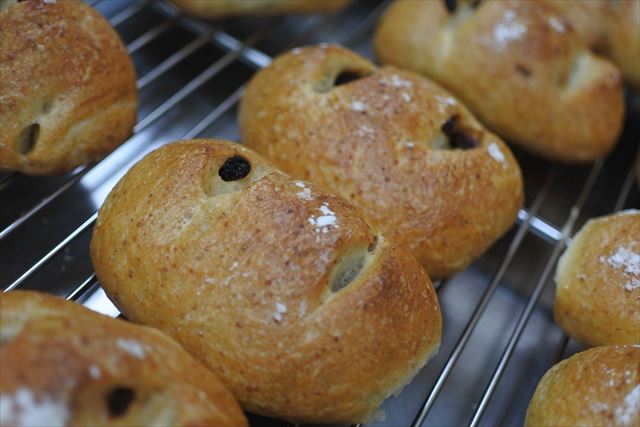 レーズンが入ったパン