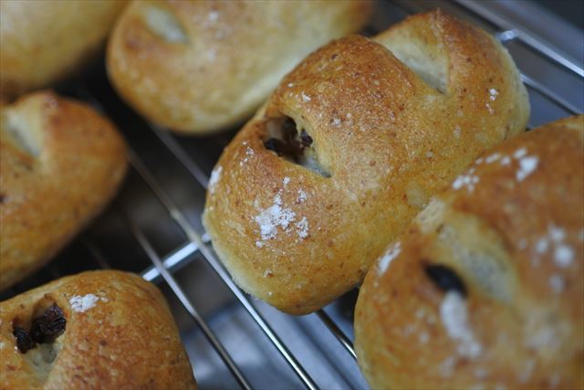美味しいパンが焼きあがりました